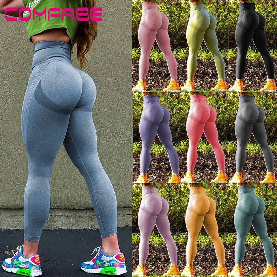 Scrunch Butt Lifting Yoga Pants - Women's Booty Leggings for Gym & Fitness